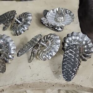 22 Vintage Pinecone Christmas Tree Candle holders